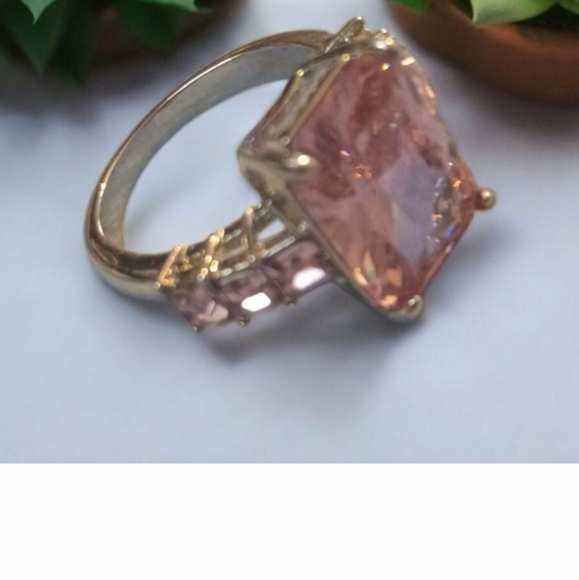 💕925 Sterling Silver Pink Ice Moissanite Ring - Picture 17 of 17